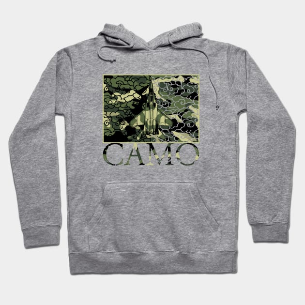 Camo Hoodie by IamValkyrie